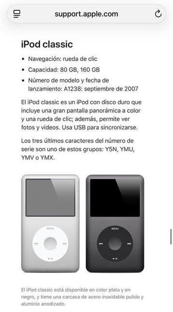 Apple - iPod classic A1238 iPod, Nieuw