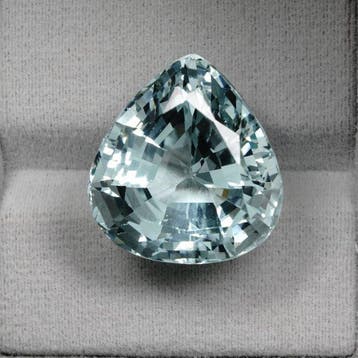 1 pcs Blauw, Groen Aquamarijn - 35.42 ct - Gemological, Handtassen en Accessoires, Edelstenen, Nieuw