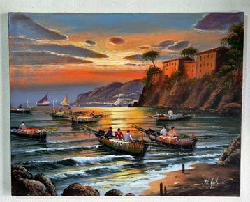 Mario Galanti (XX) - Il ritorno dei pescatori