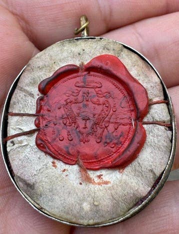 Reliekhouder - Brons, Reliek - Sint-Nicolaas van Bari,