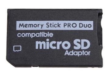 Memory Stick Pro Duo Micro SD Adaptor (PSP Accessoires), Ophalen of Verzenden, Zo goed als nieuw