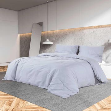 vidaXL Dekbedovertrekset 140x200 cm katoen grijs, Huis en Inrichting, Slaapkamer | Beddengoed, Verzenden, Nieuw