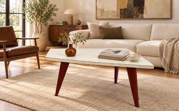 Tafel - Hout, formica - Vintage mid-century tafel