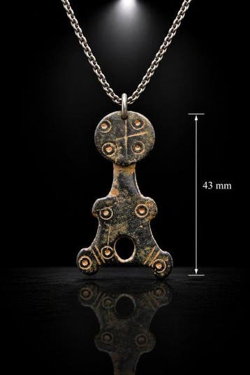 Viking du Haut Moyen Âge Bronze Watchfull Eyes of the