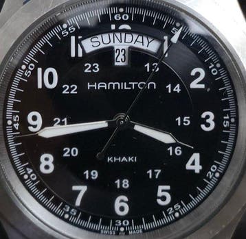 Hamilton - Khaki Field - Zonder minimumprijs - Heren -, Nieuw