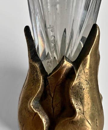 Baccarat - Vaas - Kristal, Brons - stijl Napoléon III