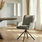 Leren draaibare eetkamerstoel Elite Duo, Ophalen of Verzenden, Nieuw, Leer, Bohemian, Eigentijds, Industrieel, Modern, Retro, Scandinavisch, Vintage