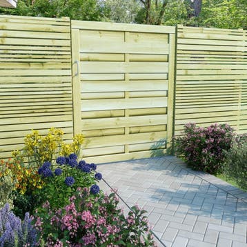 vidaXL Poort 100x125 cm geïmpregneerd grenenhout groen, Verzenden