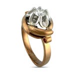 Bague - 14 carats Bague exclusive de lépoque soviétique en