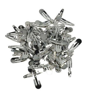 DIY haarspeld klikklak 4 cm – metalen klikklakspeldjes –, Nieuw