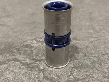 Veiling - 20x Wavin rechte koppeling Ø25mm, Nieuw