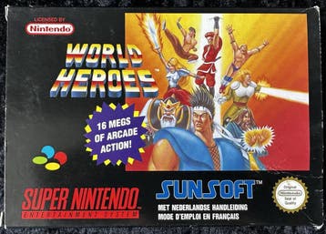 World Heroes Nintendo SNES Boxed PAL, Games en Spelcomputers, Verzenden, Nieuw