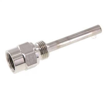 Fourreau en acier inoxydable G 1/2 pouce pour tige de 100mm, Verzenden