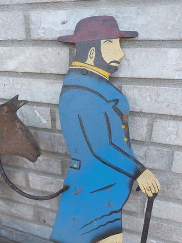 Décoration murale - Europe - plaque murale métallique de