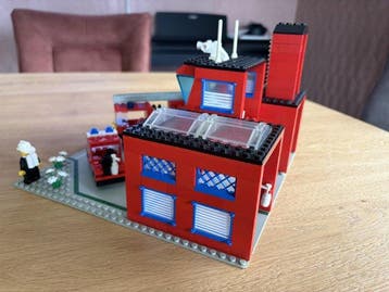 Lego Set - 6385 - Legoland - Lego 6385 Fire House, Kinderen en Baby's, Speelgoed | Duplo en Lego, Nieuw
