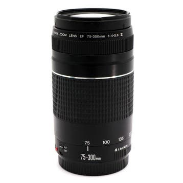 Canon EF 75-300mm f/4-5.6 III met ET-60 zonnekap en, Nieuw