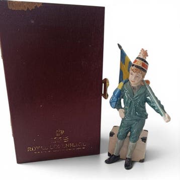 Royal Copenhagen - Carl Larsson - sculptuur, Pontus med flag