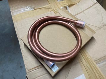 Doucheslang Wiesbaden Geborsteld Koper 150cm UITVERKOOP !, Nieuw, Koper, Douche