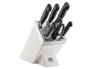 Zwilling Four Star messenblok 7-delig wit — Zeer goed, Verzenden, Nieuw