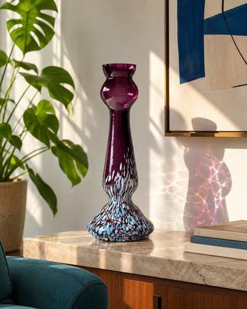 Kralik - Bohemia - Vaas - Art Deco - Glas - Welz /