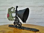 Cloche décorative - Cloche en fonte avec un éléphant -