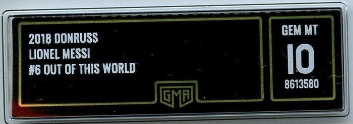 Panini - 2018 - Donruss - Out of this world - GMA 10 - Gem, Collections, Autocollants