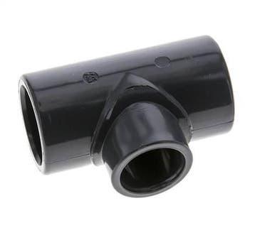 Raccord en T réducteur en PVC à emboîtement de 32 à 25mm [2, Verzenden