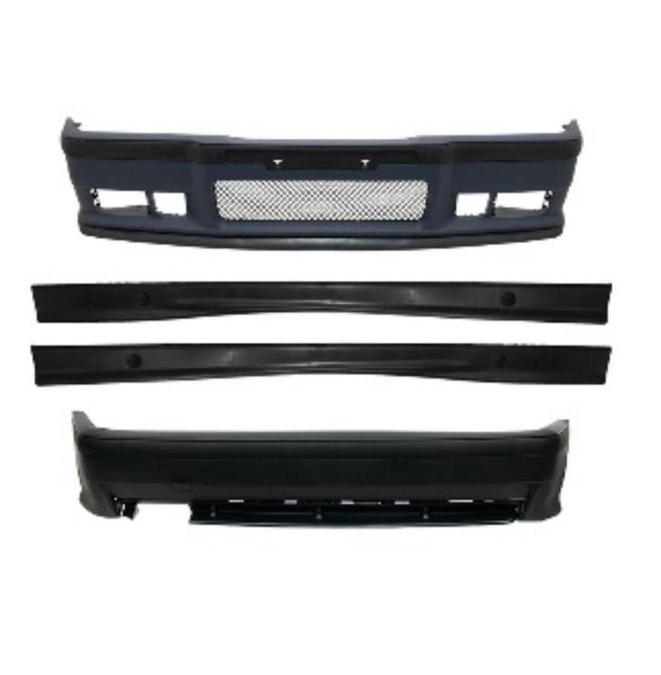 BMW E36 M3-look bodykit compleet – 1990–1997, Auto-onderdelen, Carrosserie, Voor, Achter, Links, Rechts, Bumper, Nieuw, BMW