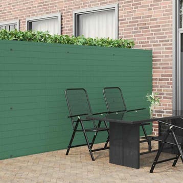 vidaXL Tuinhek Dubbelzijdig Groen 1,8x3 m PVC, Verzenden, Nieuw
