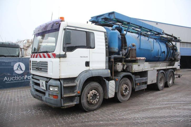 Veiling: Vacuümwagen Vrachtwagen MAN TGA 35.410 Diesel 2004, Auto's, Vrachtwagens, Ophalen