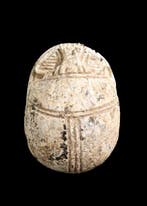 Oude Egypte, late periode Speksteen Grote scarabee gewijd