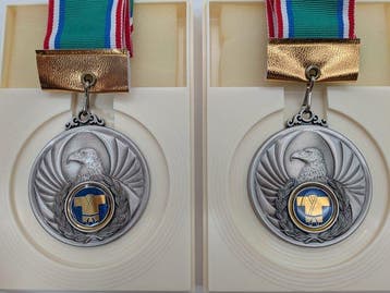 Judo - Competition medal set, 8 pieces with ribbons -, Verzamelen, Nieuw