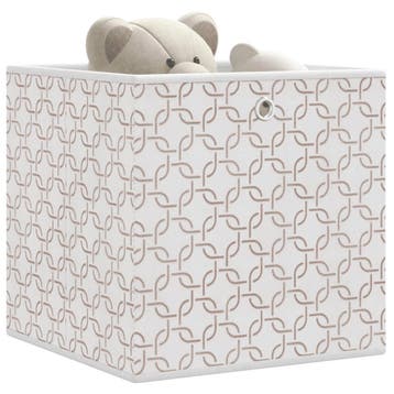 vidaXL Opbergboxen 10 st inklapbaar 32x32x32 cm ongeweven, Verzenden