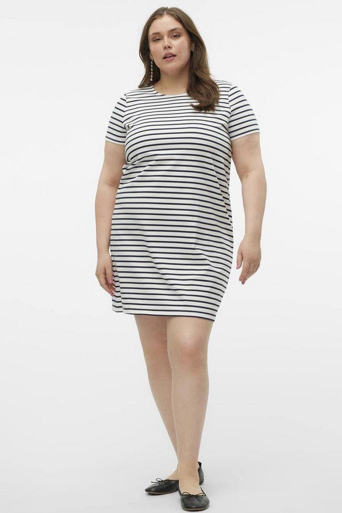 VERO MODA curve jurk ABBYS=42/44Maat 42/44 (L), Kleding | Dames, Jurken, Overige kleuren, Nieuw, Maat 42/44 (L), Verzenden