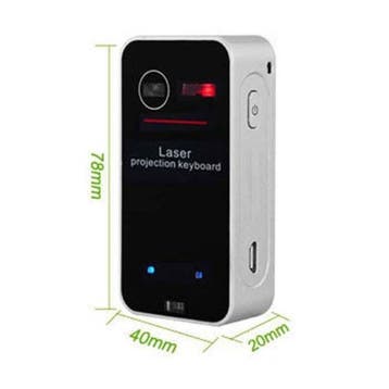 Pocket Laser Toetsenbord - Draagbaar Mini Virtueel Keyboard, Verzenden, Nieuw, Wafu