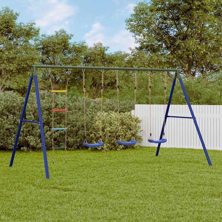 vidaXL Schommelset met schommels en ladder, Enfants & Bébés, Jouets | Extérieur | Aires de jeux, Envoi