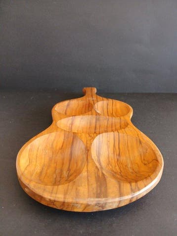 Dienblad - Hout - Geen reserveprijs!