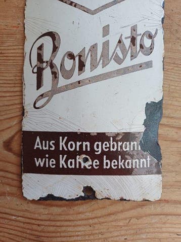 Effka - Bonisto - Emaille bord - Emaille, Metaal, Antiek en Kunst