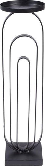 2dekans | Dutchbone Proa Kandelaar Zwart M, Ophalen of Verzenden