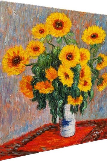 Ekaterina Dzuba (1982) - Les Tournesols de Claude Monet -