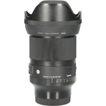 Tweedehands Sigma 35mm f/1.4 DG DN Art Sony E CM0061, Ophalen of Verzenden, Gebruikt, Overige typen
