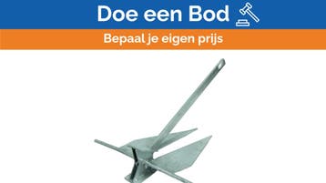 Bieden: Sanguineti galvaized Danforth anchor 41 KG, Watersport en Boten, Ophalen of Verzenden, Nieuw