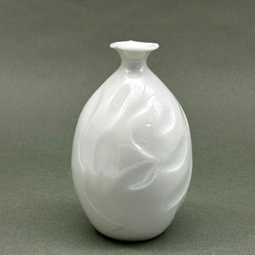 Vaas - Porselein, Elegante witte porseleinen vaas,