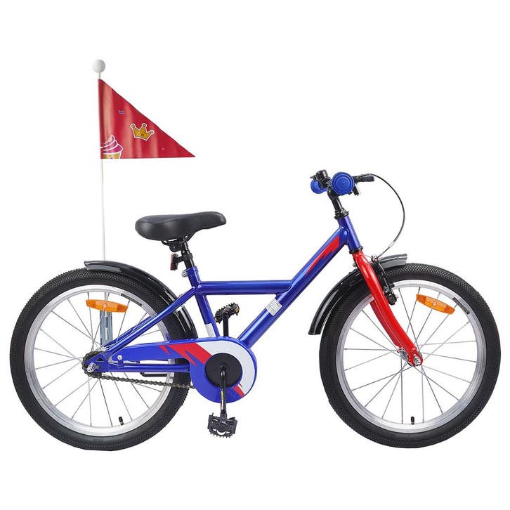 vidaXL Kinderfiets 18 Inch voor 5-7 jaar oud Donkerblauw, Vélos & Vélomoteurs, Vélos | Vélos de course, Envoi