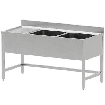 Spoeltafel | ECO | RVS | 2 Spoelbakken (Rechts) +, Verzenden, Nieuw in verpakking