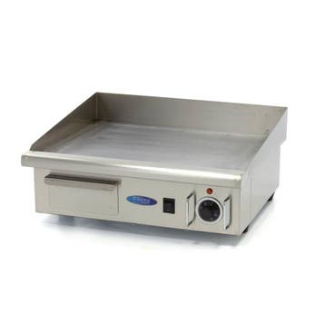 Elektrische grillplaat glad | 50–300°C | RVS | Gladde, Verzenden