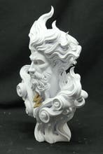 Beeld, Modern Zeus Storm King Bust - 24 cm - Hars - 2026