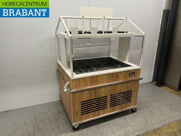 Verrijdbare Koelvitrine Koelbuffet buffet Gekoeld 230V, Ophalen of Verzenden