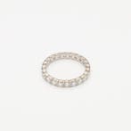 Bague - 14 carats Or blanc Diamant (Naturelle), Bijoux, Sacs & Beauté, Bagues
