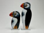 Studio Habrat - Beeldje - Puffin (2) - Glas, Antiquités & Art, Antiquités | Verre & Cristal